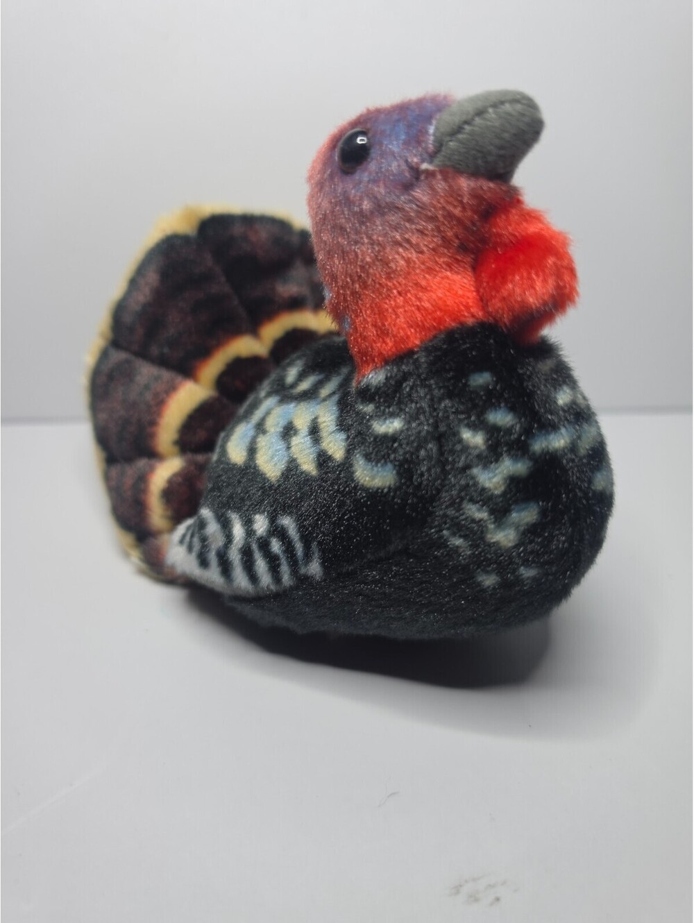 Wild Republic Wild Turkey Audubon Bird with Bird Call Sound Plush 4.5"